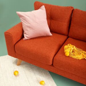 Marigold velvet accent chair